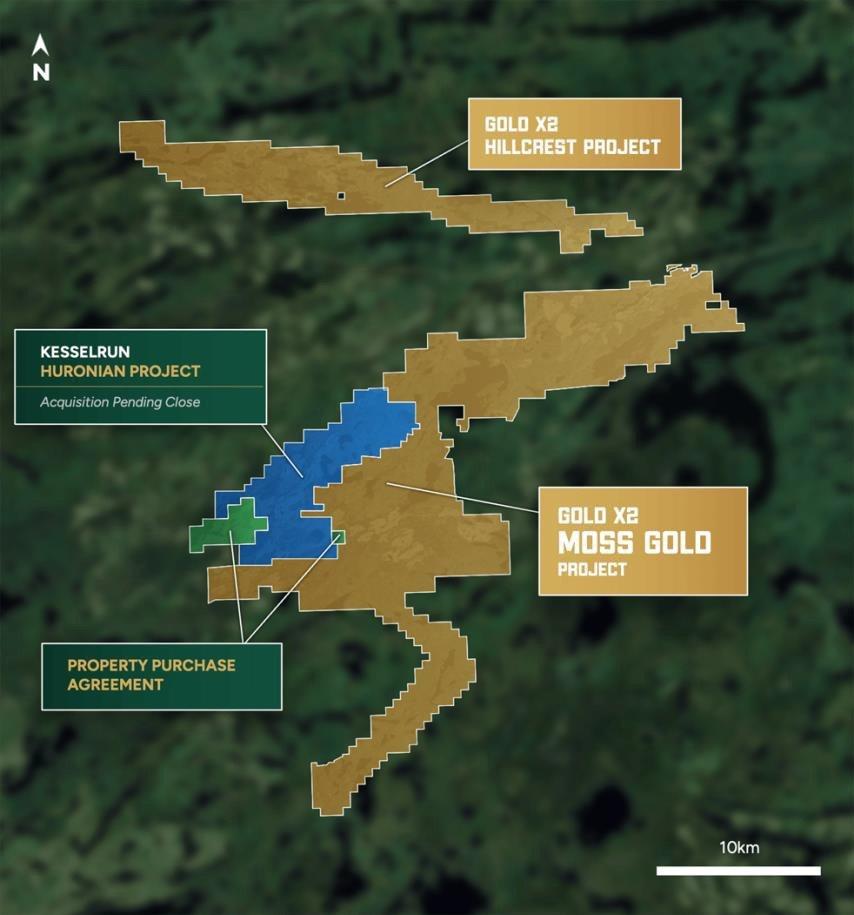 Gold X2 Enters Into Property Purchase Agreement