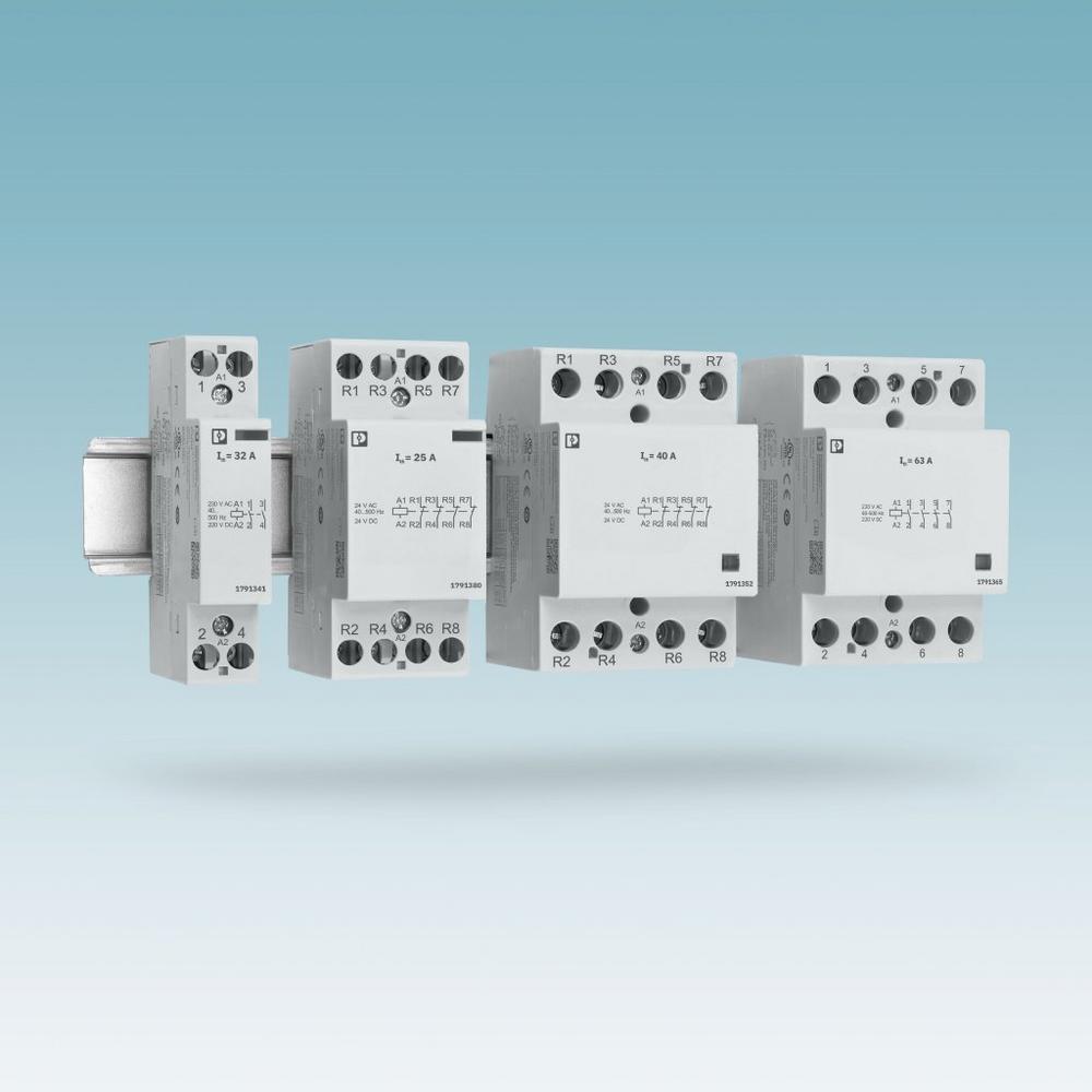 Installationsschütze und -relais für Gebäude