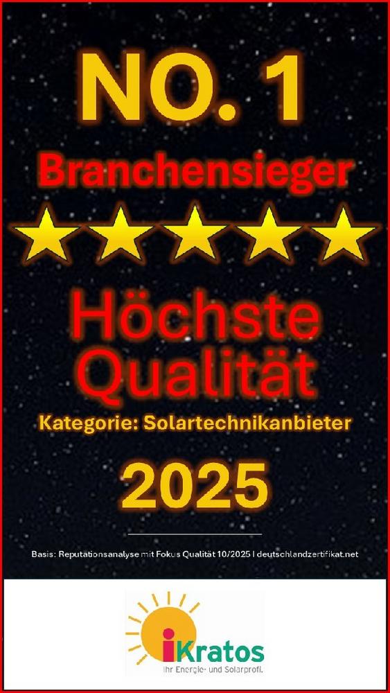 iKratos GmbH erneut mit dem Siegel „Höchste Qualität 2025“ ausgezeichnet!