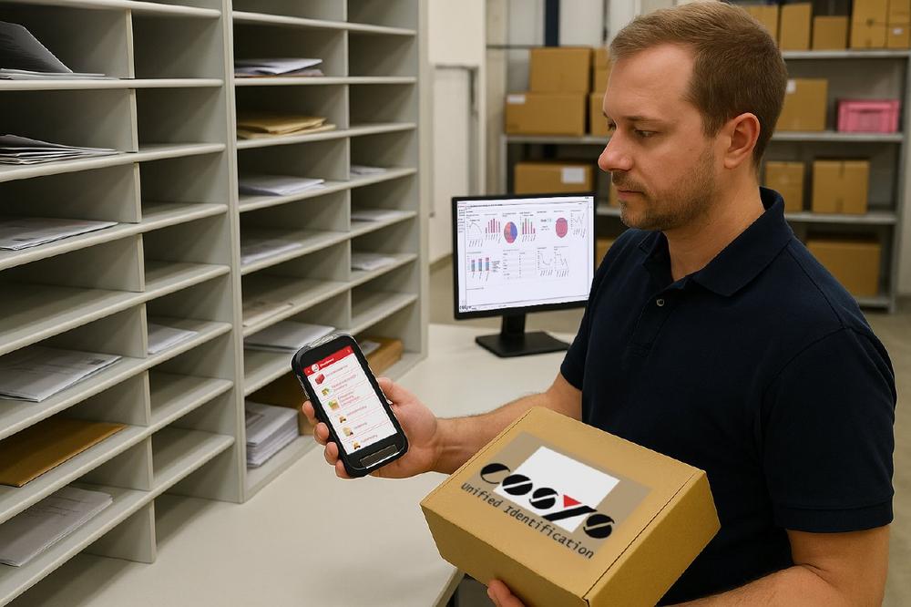Interne Postverteilung in der Intralogistik All-in-One Lösung von COSYS