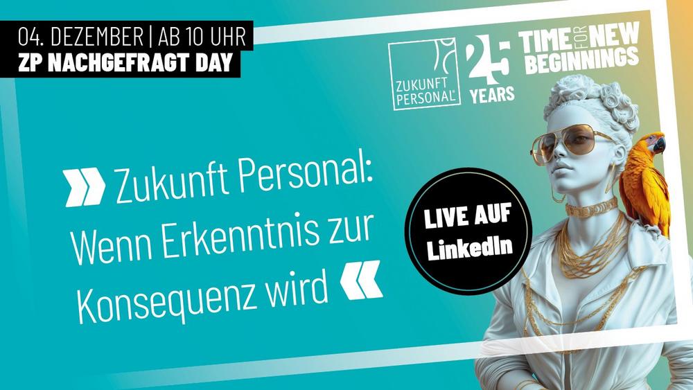 Zukunft Personal lädt zum „ZP Nachgefragt Day“ am 4. Dezember ein