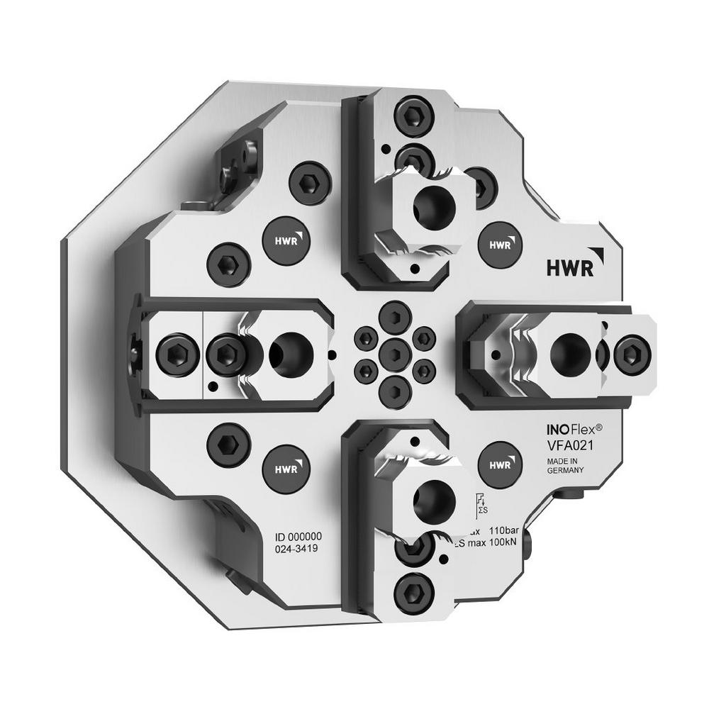 Hydraulisches 4-Backenfutter INOFlex® VF-A von HWR Spanntechnik