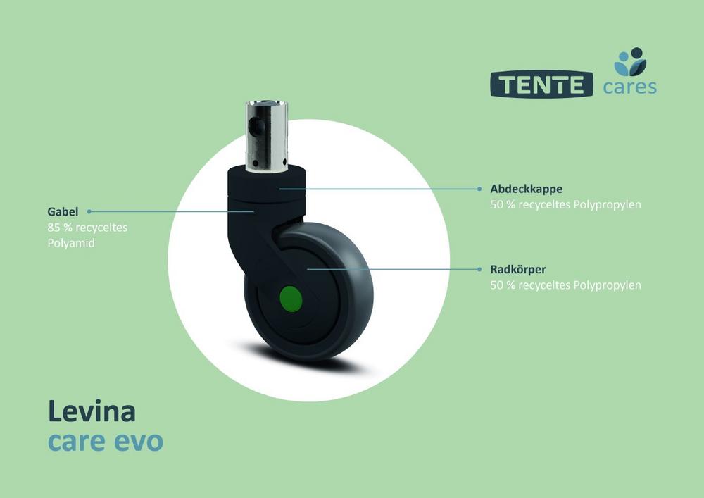 TENTE präsentiert seine erste recycelte Rolle für die Medizintechnik