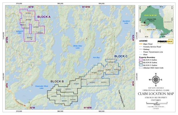 Powermax Minerals absolviert hochauflösende geophysikalische Flugmessung über dem Seltenerdmetallprojekt Atikokan in Ontario