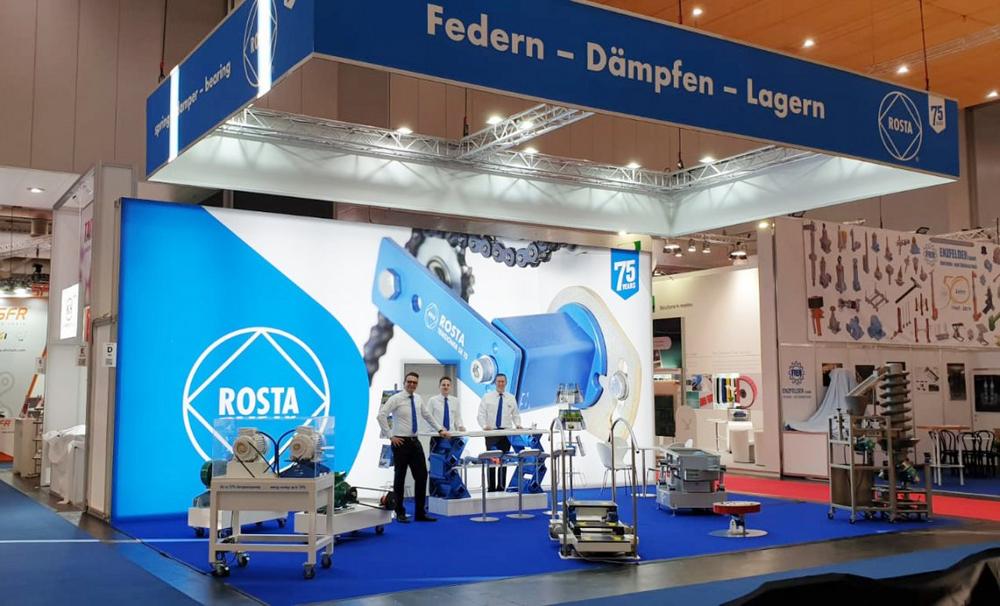ROSTA präsentiert sich in einem neuen Look an der Hannover-Messe 2019