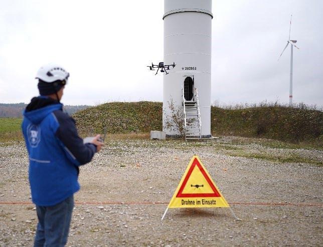TÜV SÜD – making WTG testing more efficient with Industrial Drone Inspections IDIA