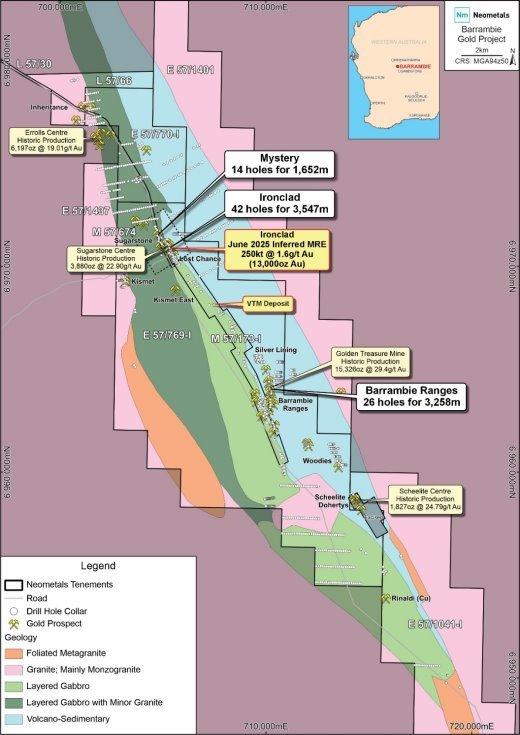 Explorationsupdate – Erste Goldanalyseergebnisse von Bohrungen bei Barrambie Ranges