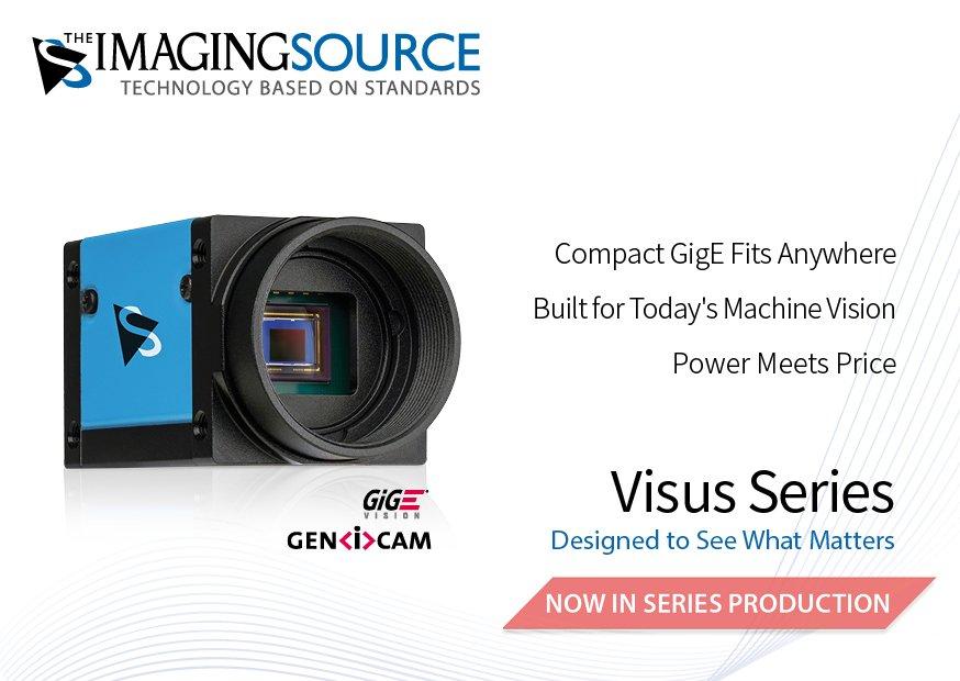 The Imaging Source Announces Full Series Production for Visus GigE Industrial Cameras