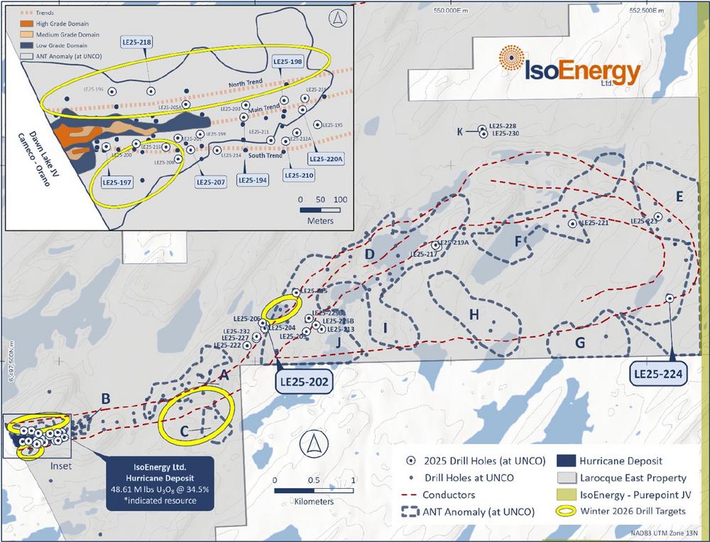 IsoEnergy Provides 2025 Athabasca Basin Exploration Update and Prepares to Launch Winter Exploration Programs Including Drilling at Larocque East