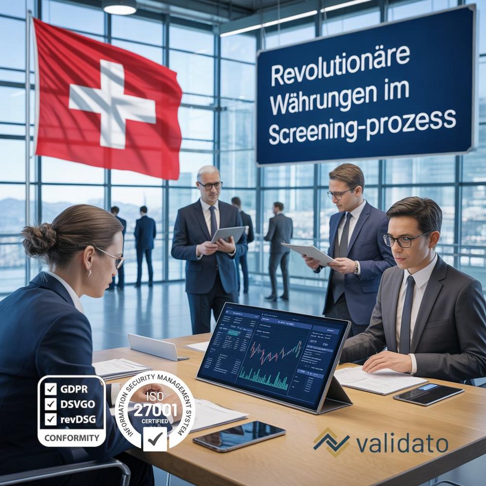Validato revolutioniert Screening-Prozesse im Schweizer FinTech