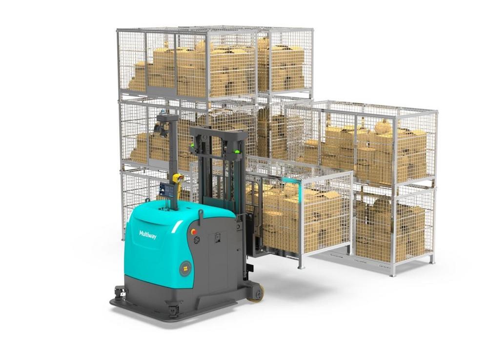 Messevorschau | Multiway Robotics präsentiert hochmoderne automatisierte Gabelstapler auf der LogiMAT 2026