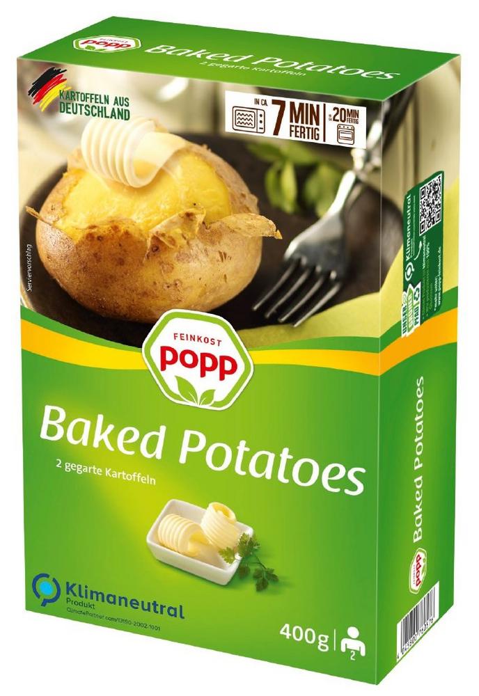 Kartoffel-Convenience von Popp ab sofort klimaneutral