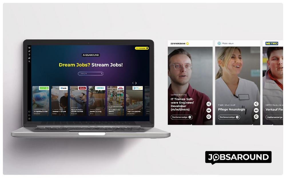 JOBSAROUND.tv startet neu – Das „Netflix für Jobs“ geht live