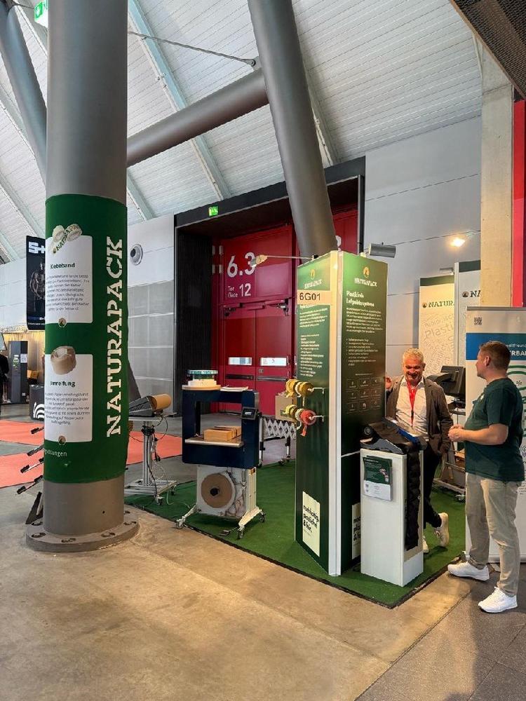 Naturapack presents paper-based air cushioning systems, printed paper tape and TruePaper® banding solutions for efficient logistics operations