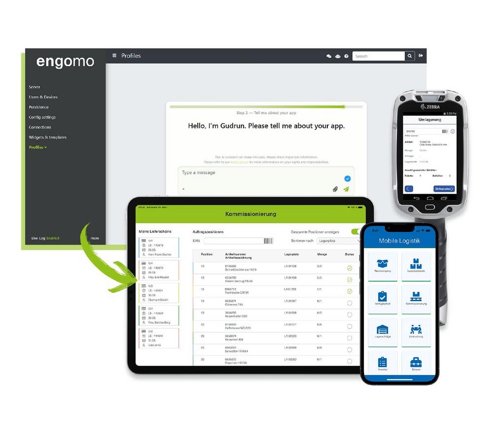engomo auf der LogiMAT 2026: Vibe Coding definiert die Digitalisierung von Lager- und Industrieprozessen neu