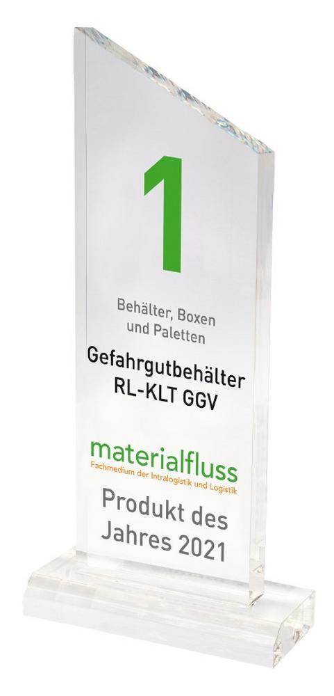SSI Carrier und Gefahrgutbehälter RL-KLT GGV zum „materialfluss Produkt des Jahres 2021“ gekürt