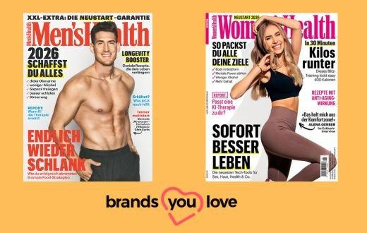 Men’s Health und Women’s Health gehen strategische Medienpartnerschaft ein
