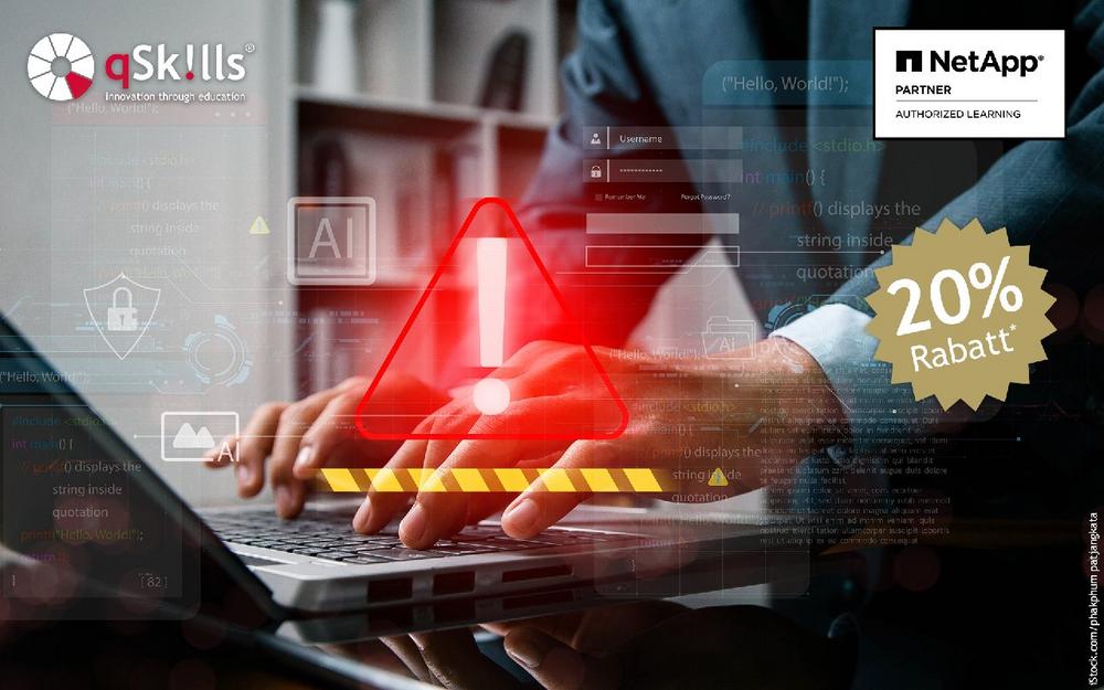 Schnell sein lohnt sich doppelt: NetApp Ransomware Resilience testen und mit qSkills profitieren