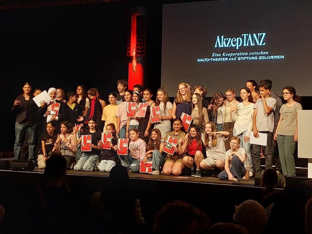 Aalto-Theater und Stiftung Zollverein erreichten mit Schulprojekt „AkzepTANZ“ 3000 Kinder und Jugendliche