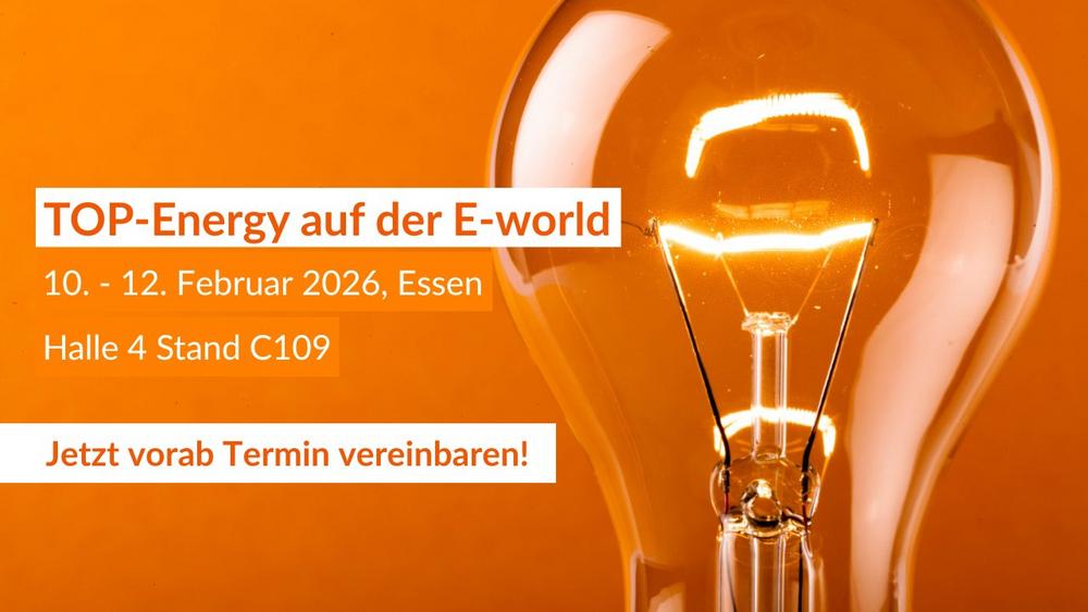 TOP-Energy zeigt auf der E-world 2026 neue Funktionen zur Optimierung komplexer Energiesysteme