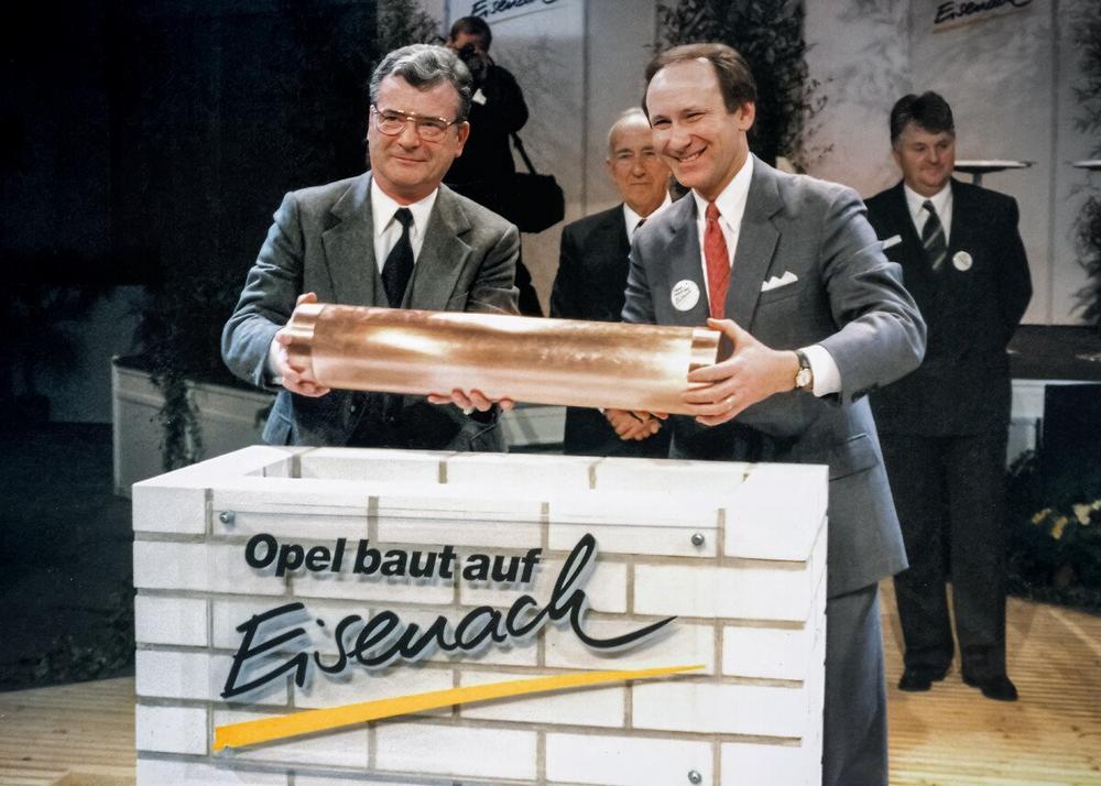 Opel aus Eisenach: Grundsteinlegung für das Werk vor 35 Jahren