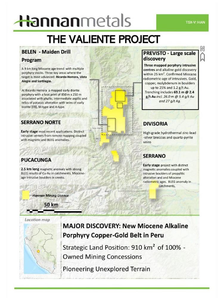 Hannan bestätigt kilometerweites Goldsystem bei Previsto