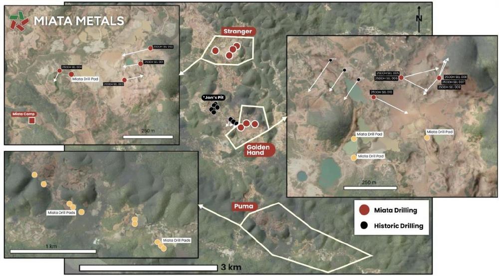 Miata Metals Provides Update on Drilling Program at Sela Creek Gold Project, Suriname