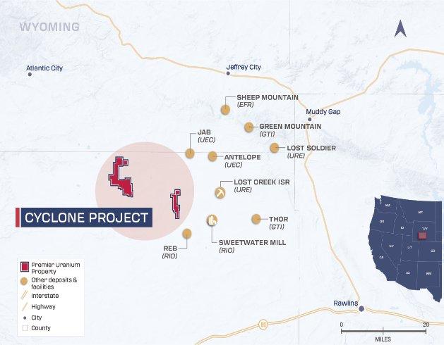 Premier American Uranium Commences Inaugural Exploration Drill Program at its Cyclone ISR Project, Wyoming