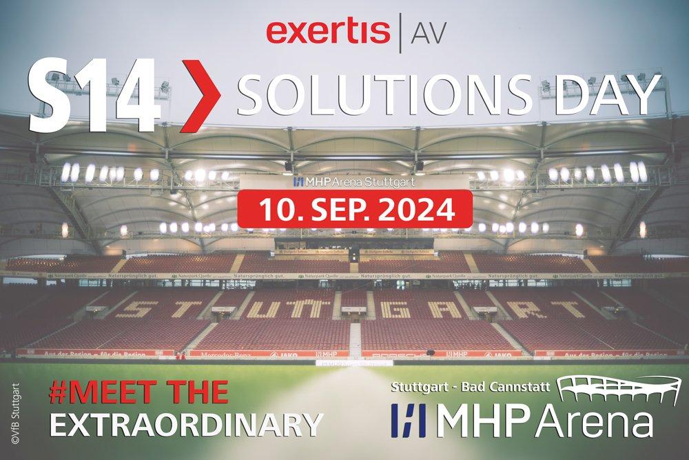 Anpfiff am 10. September in der MHP Arena: S14 Solutions Day in neuer Location