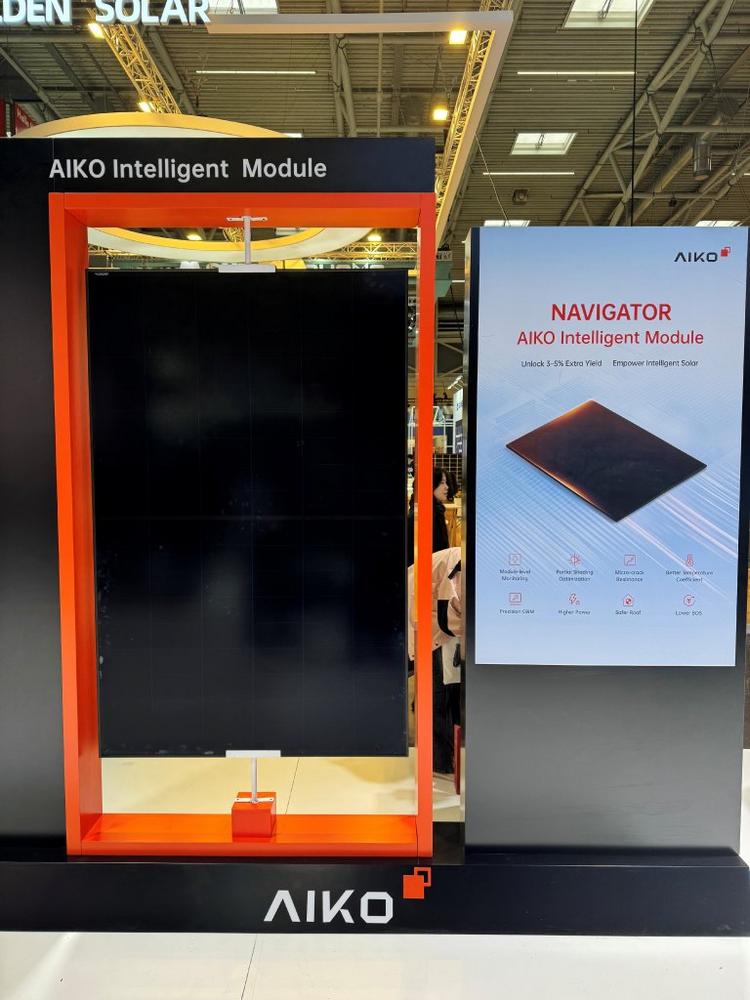 Aiko Solar stellt intelligentes Solarmodul „Navigator“ vor