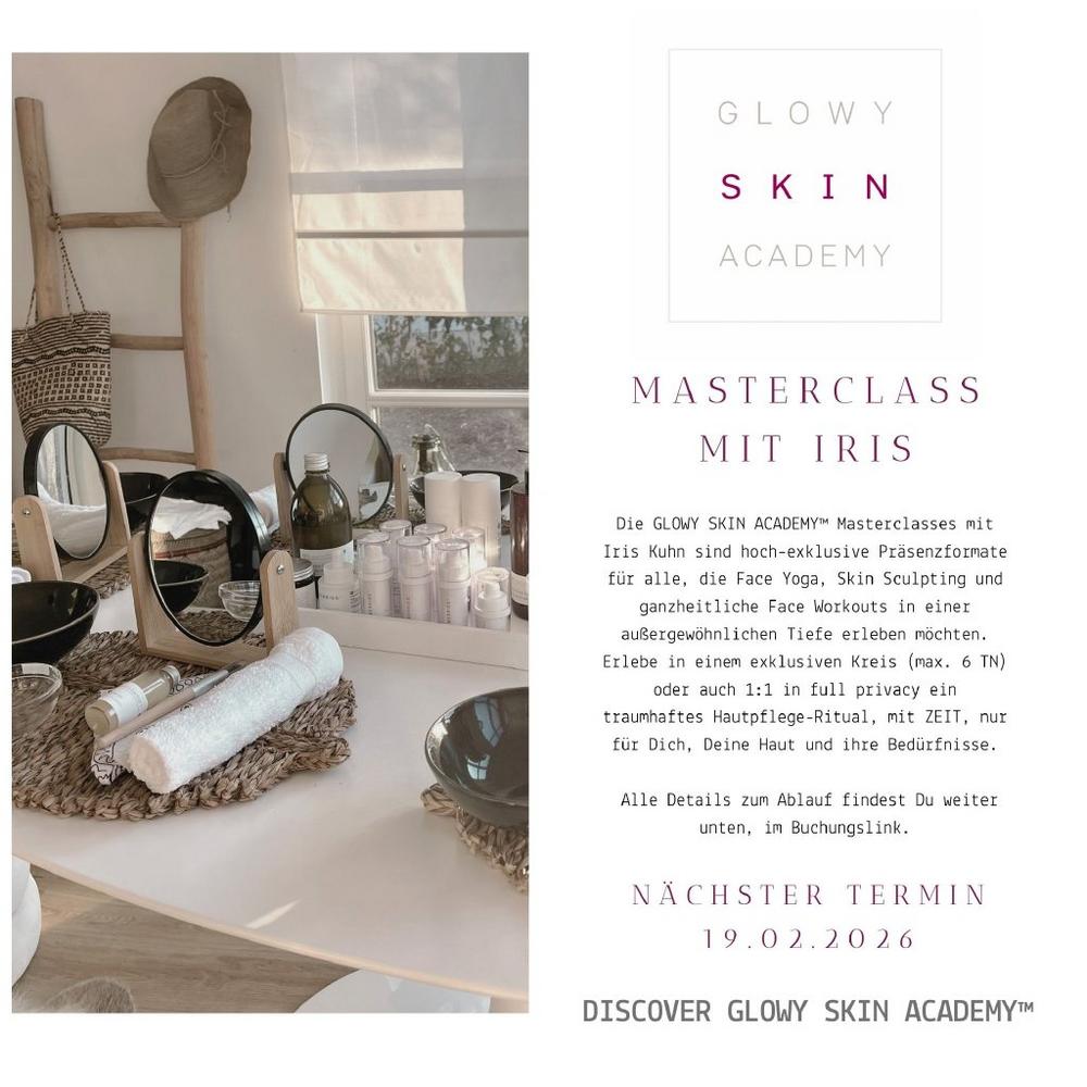 GLOWY SKIN ACADEMY™ Face Yoga, Skin Sculpting & Skincare Coaching Masterclasses
