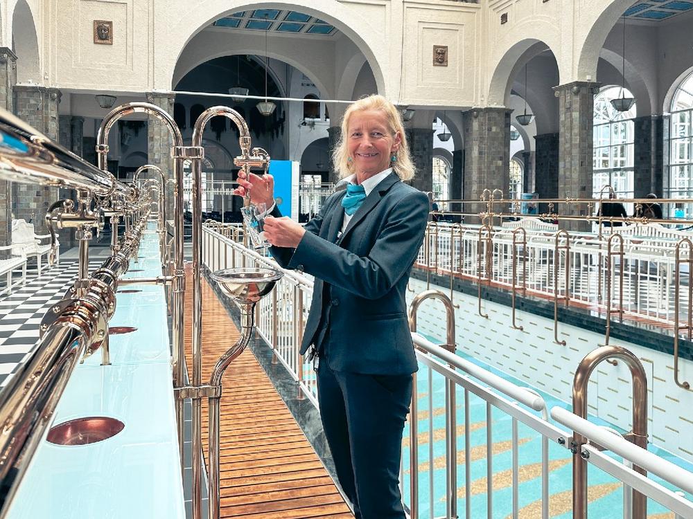 Brunnenfrau in Bad Kissingen: ein einzigartiger Beruf