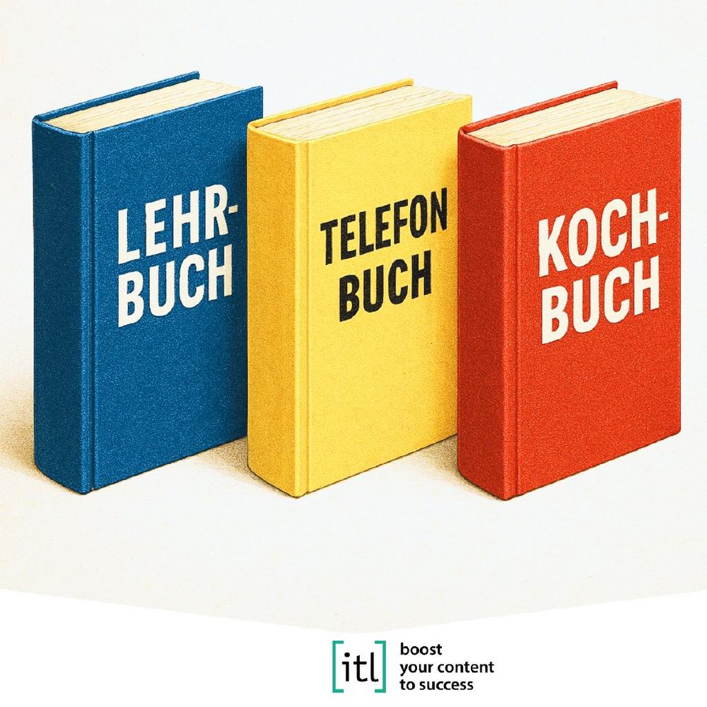 Technische Dokumentation: Was wir von Lehr-, Koch- und Telefonbüchern lernen können