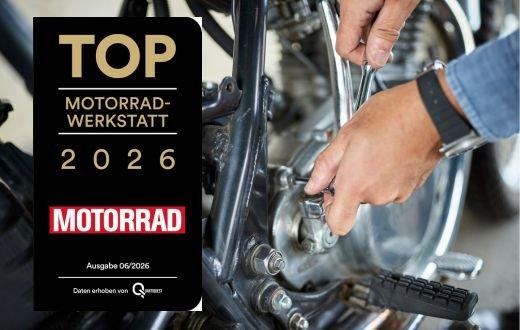TOP Motorrad Werkstatt 2026: MOTORRAD listet die besten Werkstätten in Deutschland