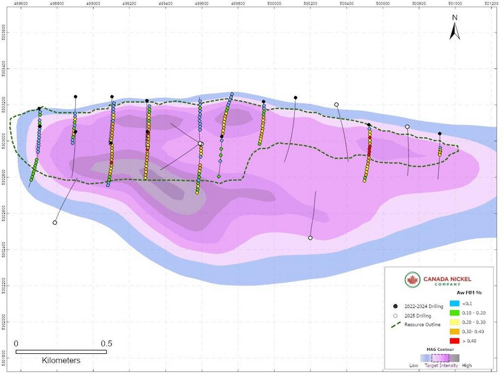 Canada Nickel Announces Significant Awaruite at Midlothian Property