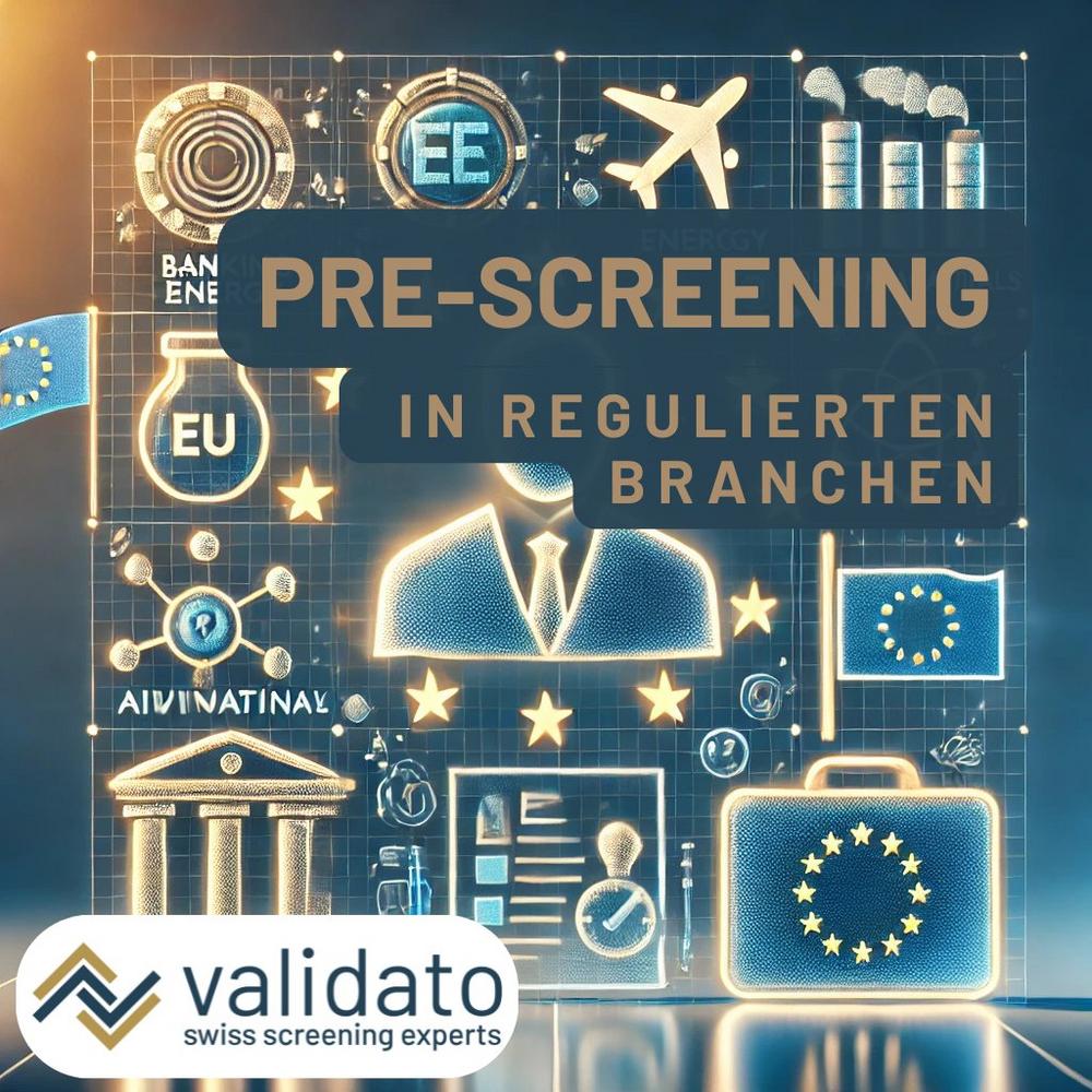 Banken, Energieversorger, Pharma und Aviation müssen strengere Personalprüfungen umsetzen.