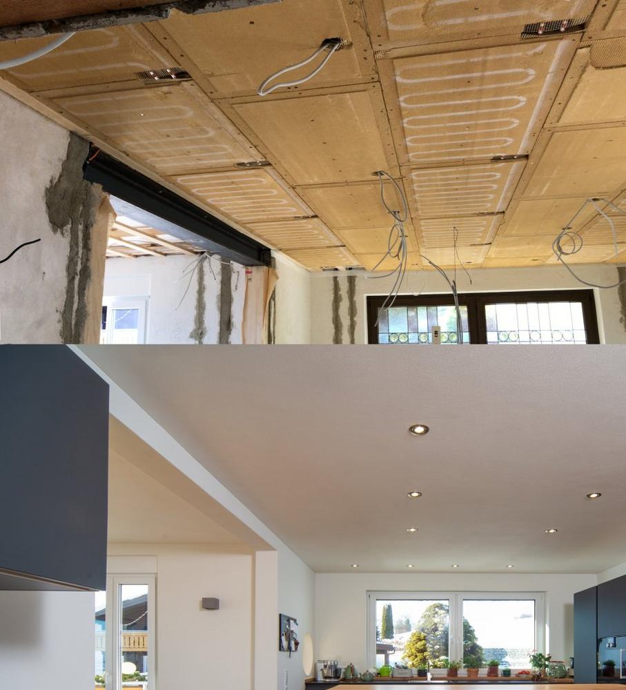 Die bessere Fußbodenheizung hängt an der Decke.