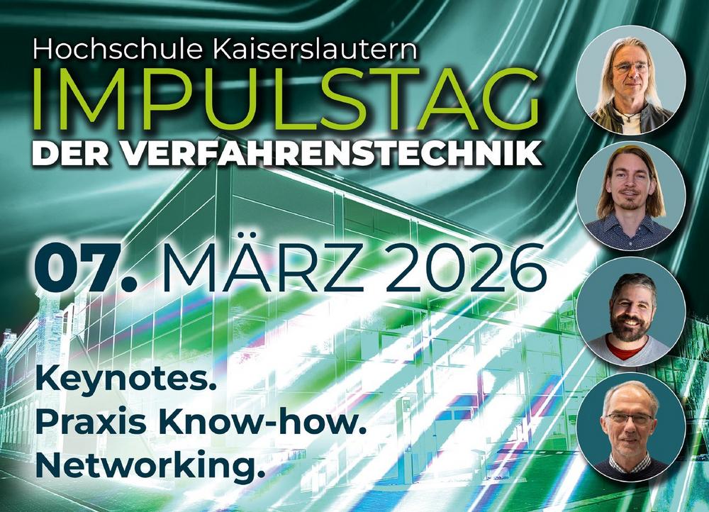 Impulstag der Verfahrenstechnik an der Hochschule Kaiserslautern am 7. März