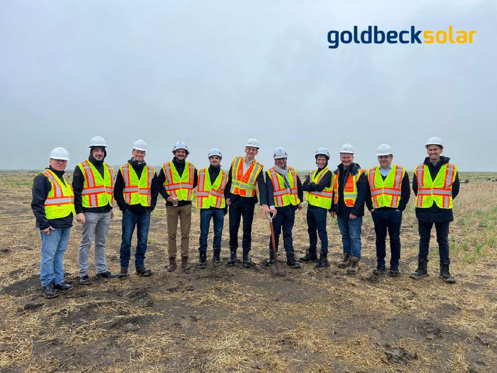 GOLDBECK SOLAR celebrates Groundbreaking Ceremony for Neoen’s Fox Coulée Solar Farm in Alberta, Canada