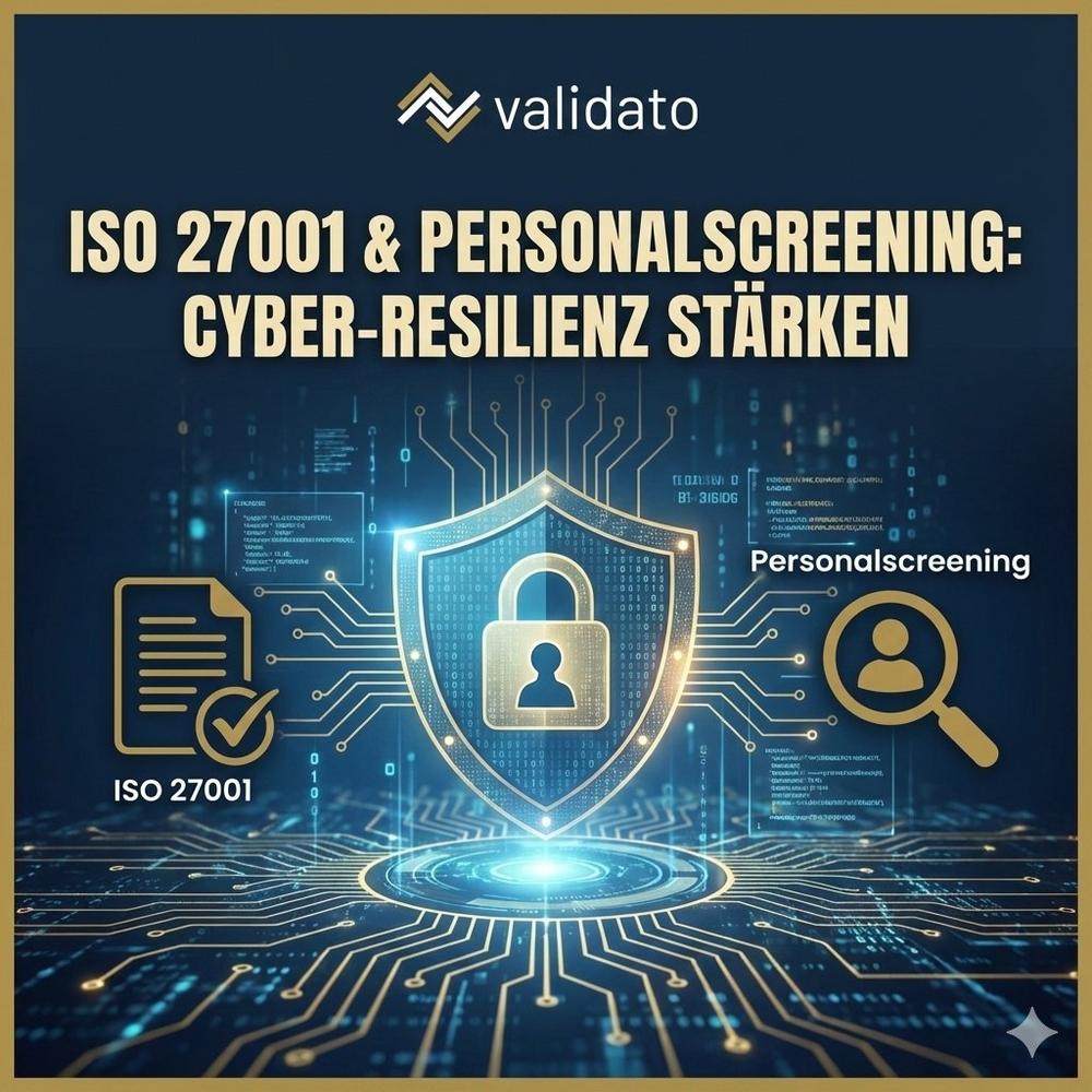 ISO 27001 Annex A 6.1 erfüllt: Warum Personalscreening keine Option, sondern Pflicht für die Cyber-Resilienz ist