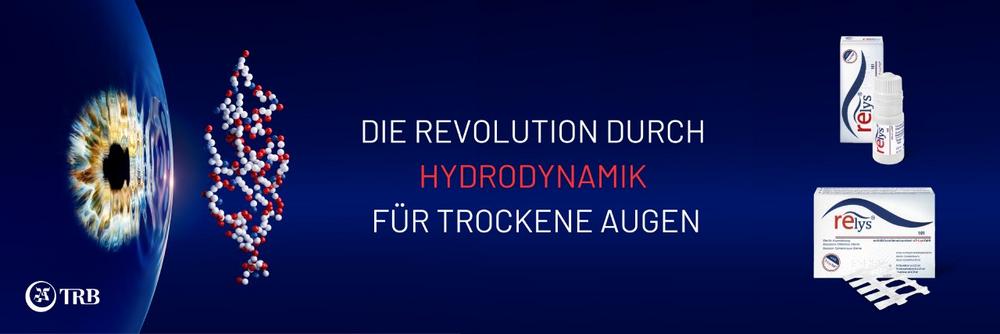 Trockene Augen: RELYS® unterstützt die Augenoberfläche mit dem Supramolekül sT-LysYal®