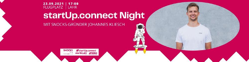 Am Flughafen Lahr lebt der Gründergeist auf: Erleben Sie SNOCKS-Gründer Johannes Kliesch live bei StarttUp.Connect -Night