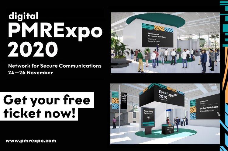Das Netzwerk wird digital! „digitalPMRExpo 2020 – Network for Secure Communications“ vom 24. bis 26. November als virtuelle Messe