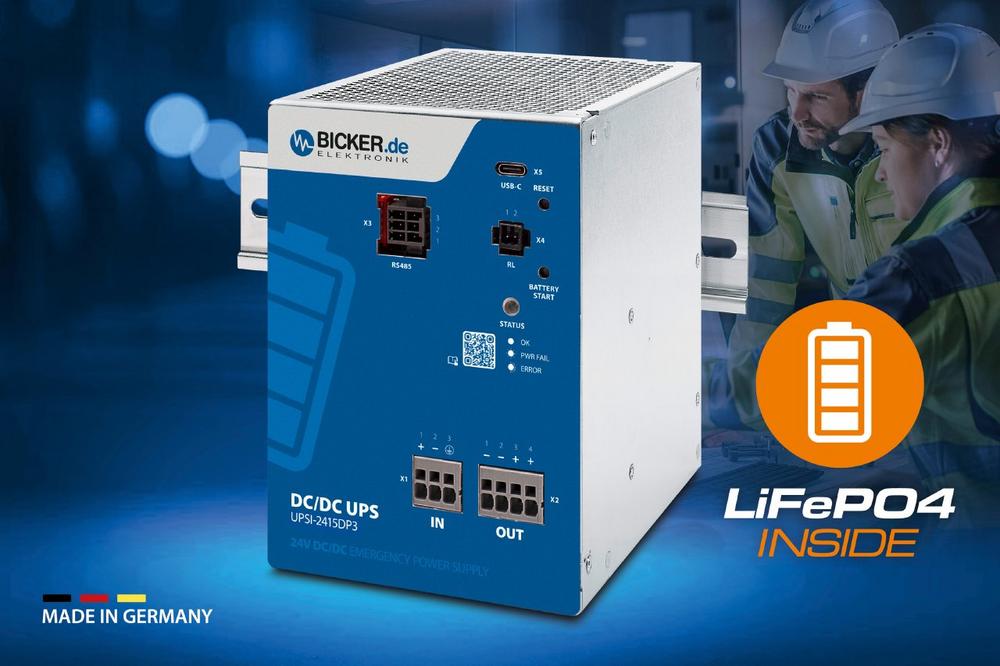 24V DC UPS „Made in Germany“ for critical infrastructure