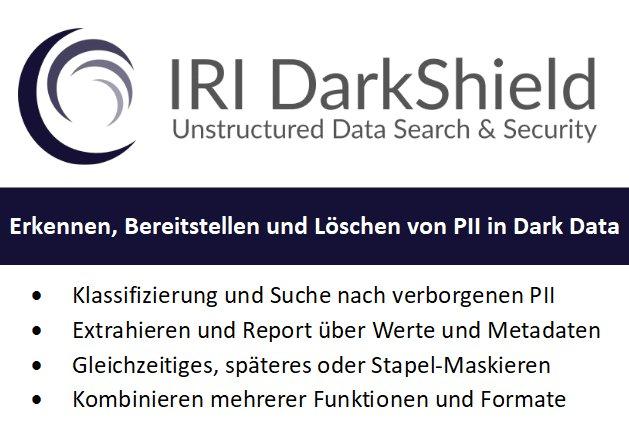 ❌ Sensible Daten schützen ❌ Gefährdete PII-Daten in un/semi/strukturierten Quellen wie Dark Data finden und schützen ❗
