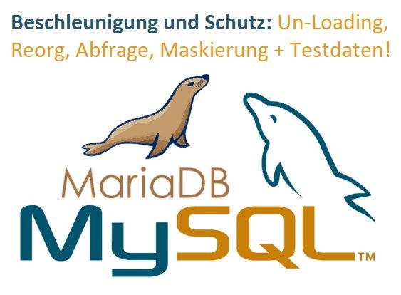 ❌ MariaDB und MySQL ❌ Schnelleres umfangreiches Datenmanagement und End-to-End Datenschutz ❗