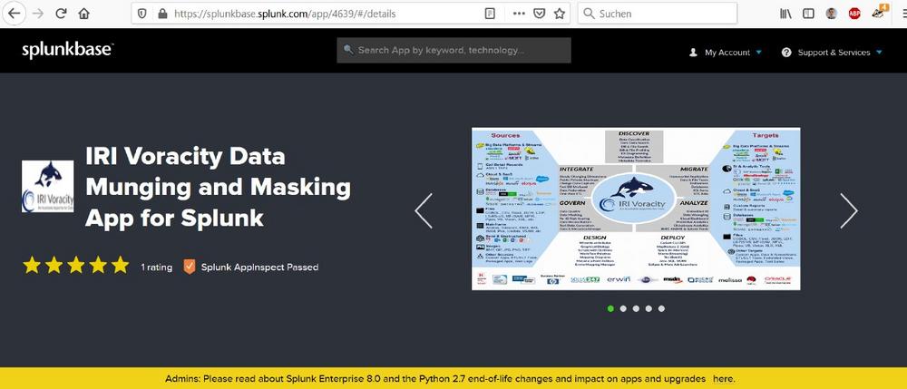❌ Push von Splunk ❌ Datenverarbeitung vor der Indizierung in Splunk für höhere Leistung mit Datenmaskierung für End-to-End Datenschutz ❗