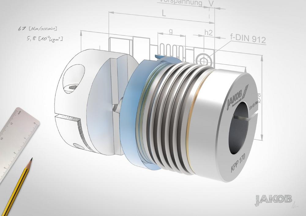 Plug-in shaft coupling KPP