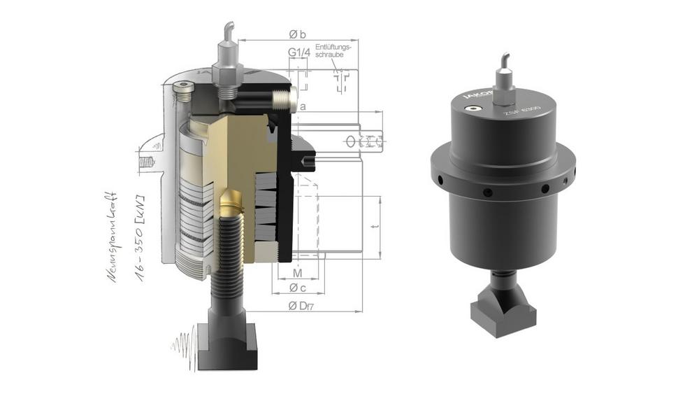 Spring clamping cylinder ZSF