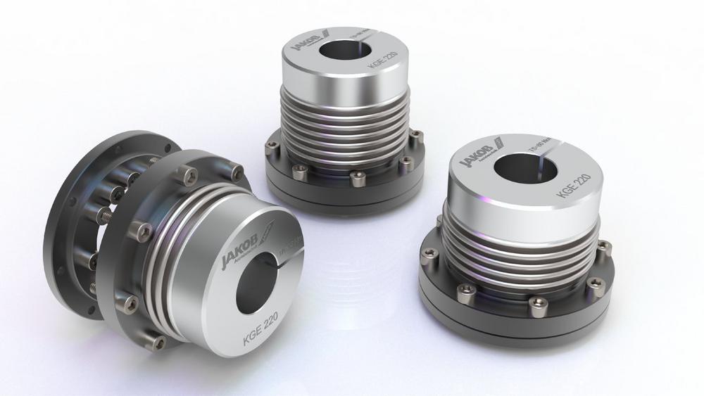 Coupling with flange